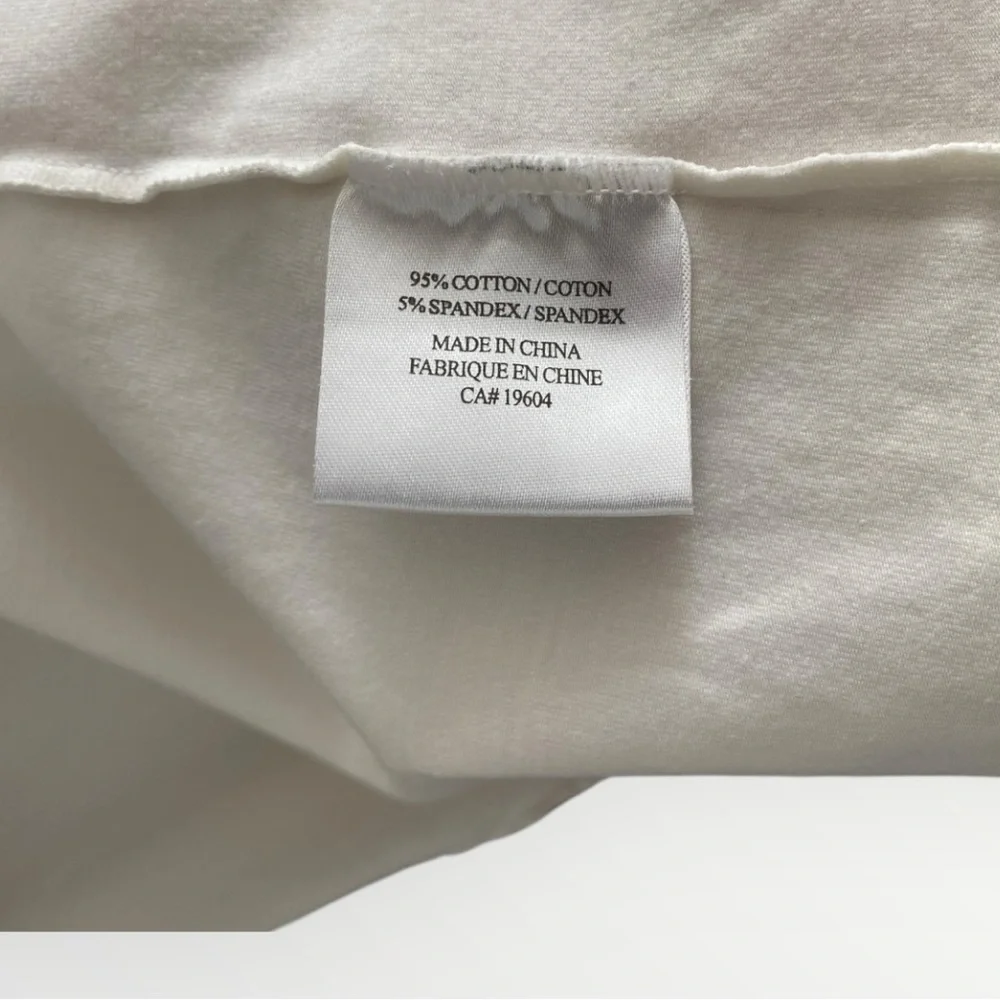 Costa Blanca Vintage Y2K White Lace Trim Camisole Tank Top Size L - Picture 6 of 6